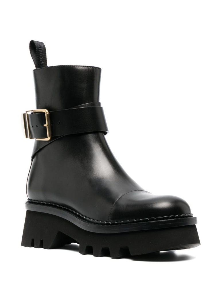 Black Owena Ankle Boots