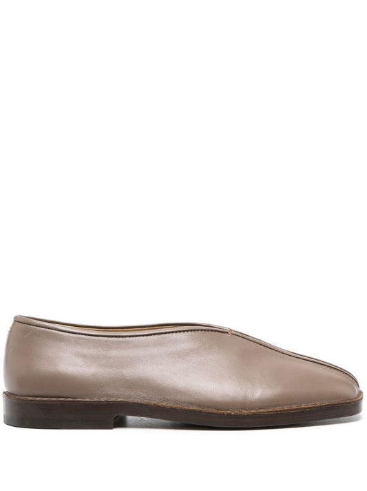 Brown Leather Slippers