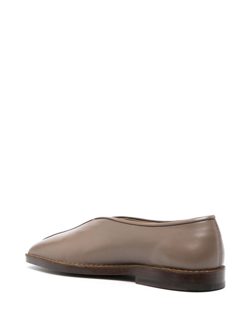 Brown Leather Slippers