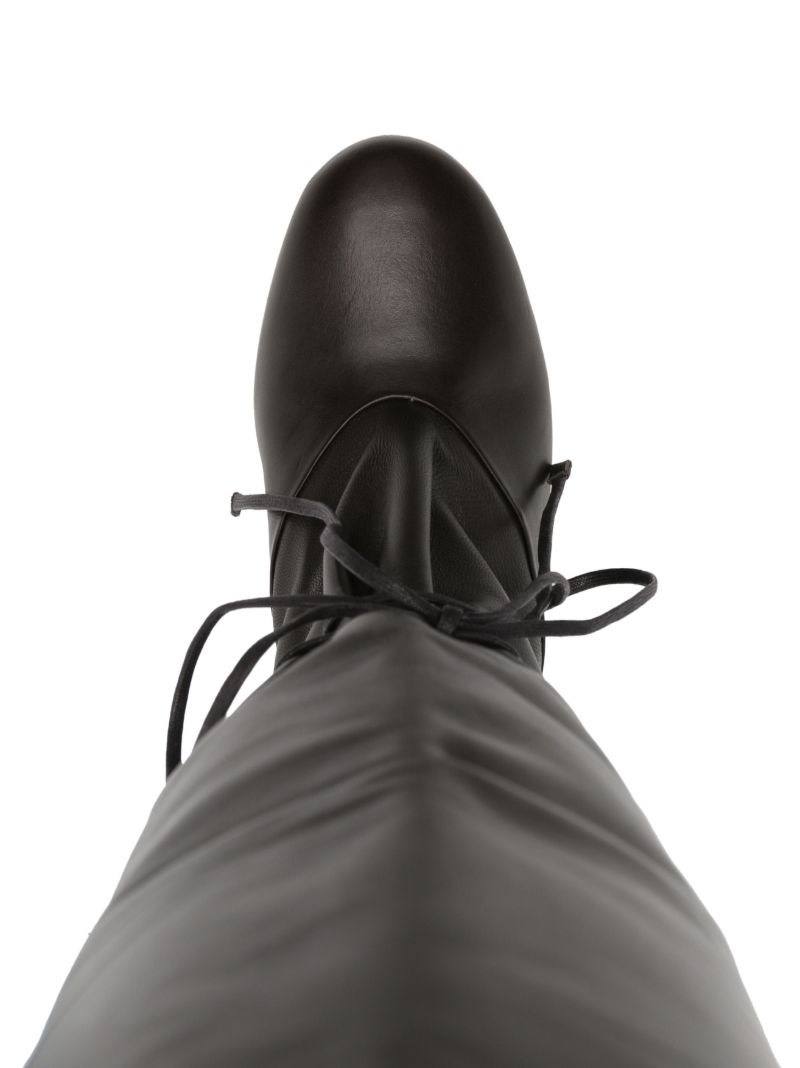 Brown 80 Leather Knee-high Boots