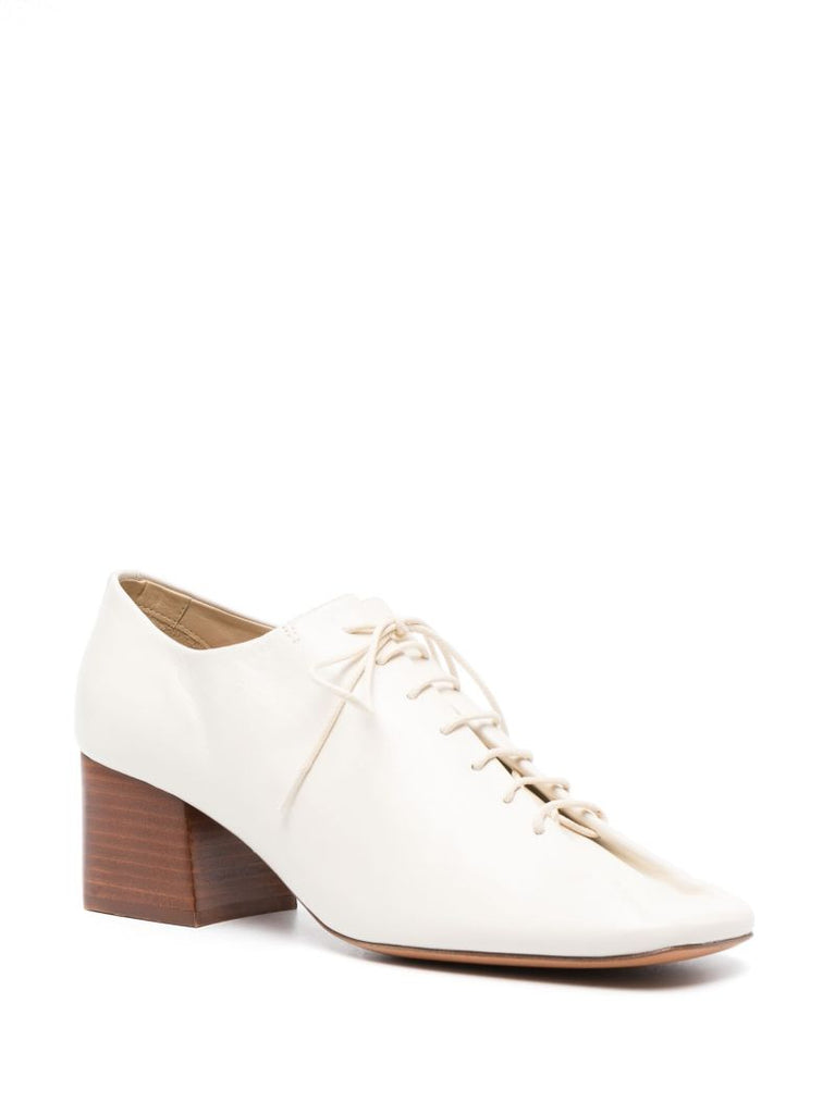 White Souris 55 Leather Derby Shoes