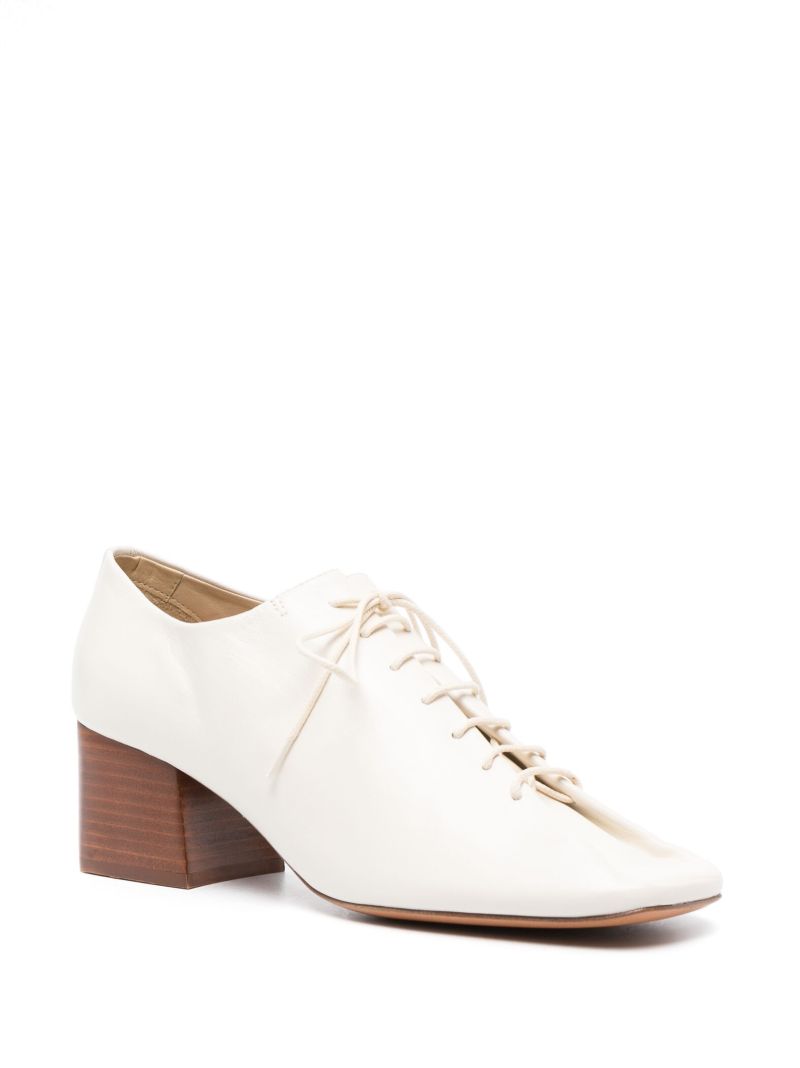 White Souris 55 Leather Derby Shoes