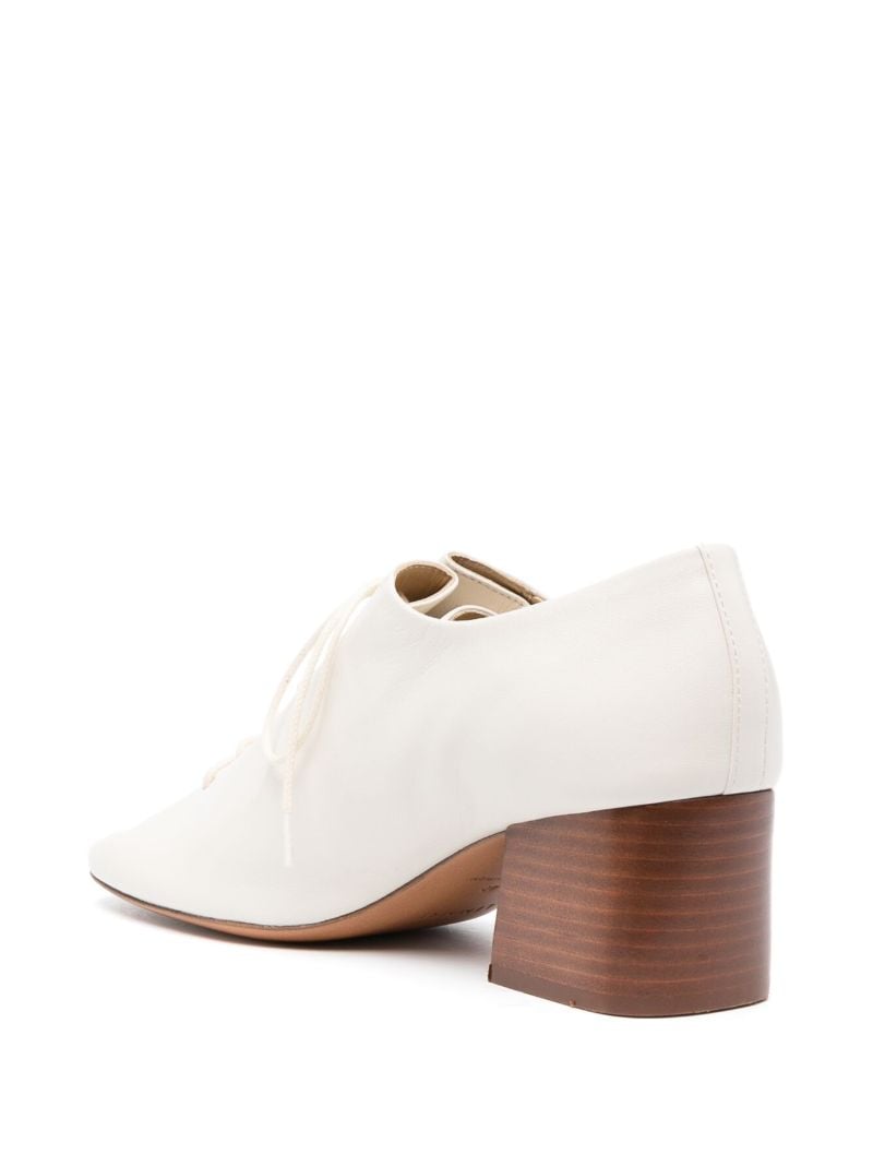 White Souris 55 Leather Derby Shoes