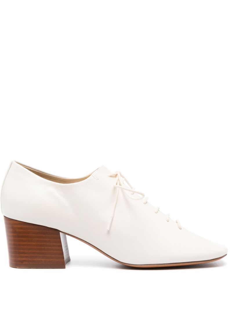 White Souris 55 Leather Derby Shoes