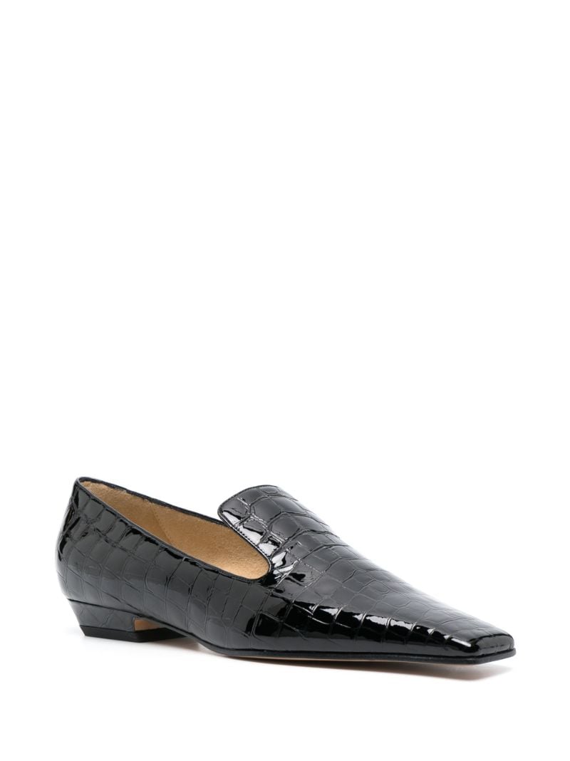 Black the Marfa Leather Loafers