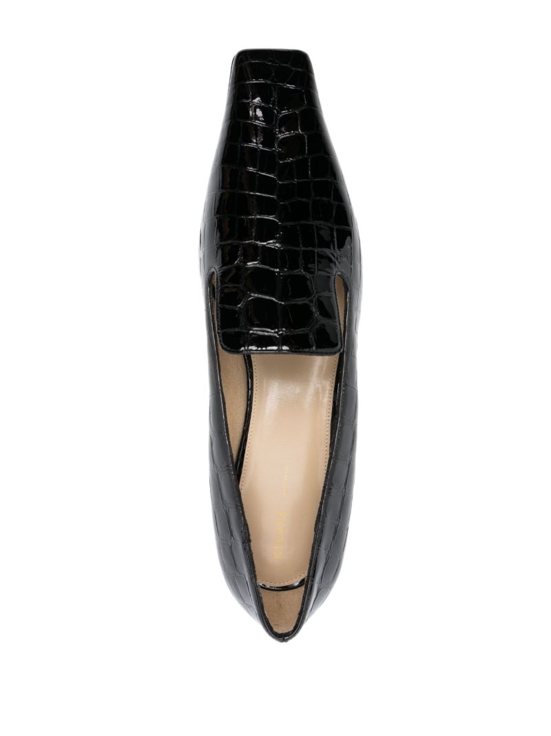 Black the Marfa Leather Loafers