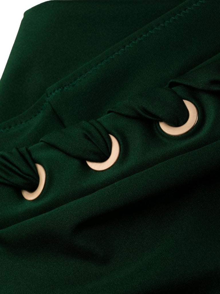 Green Devi High Waist Bikini Bottoms