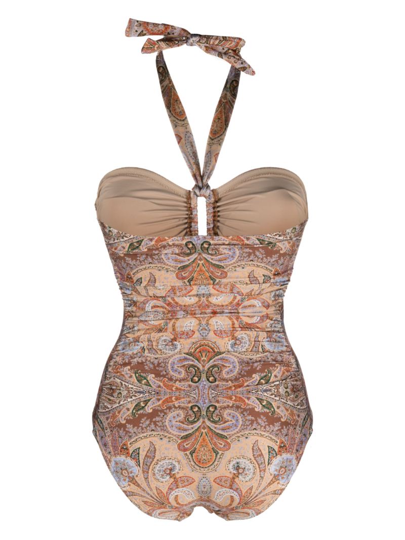 Neutral Devi Paisley Print Swimsuit