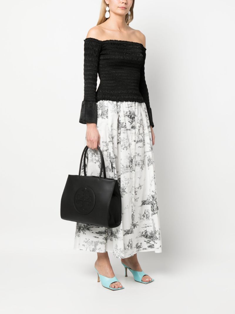 Black Small Ella Tote Bag