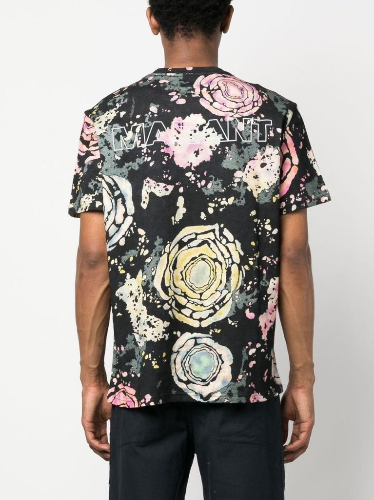 Multicoloured Iggy Floral Print T-shirt