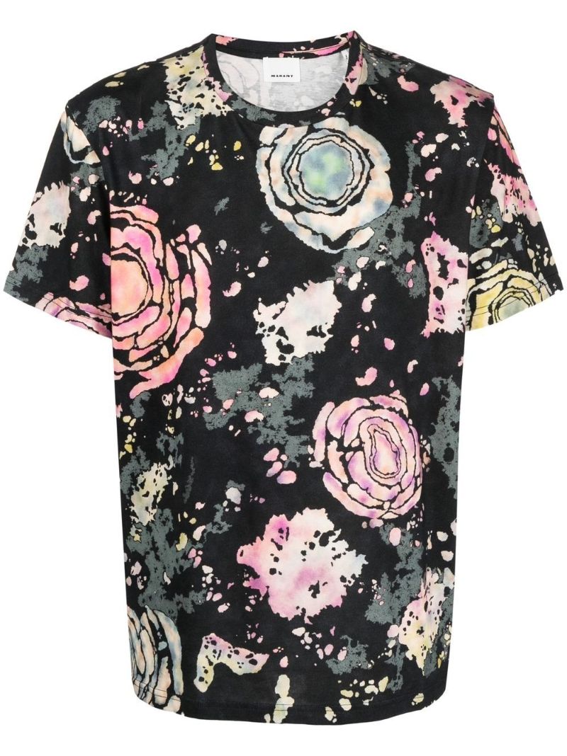 Multicoloured Iggy Floral Print T-shirt