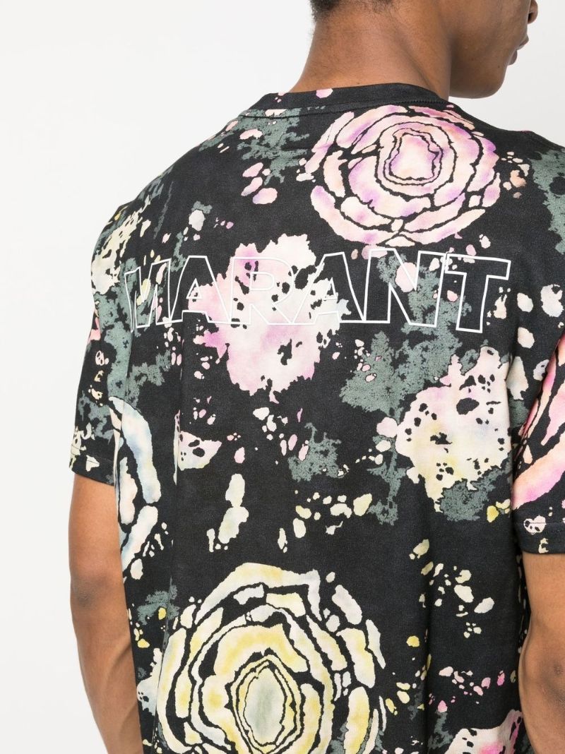 Multicoloured Iggy Floral Print T-shirt