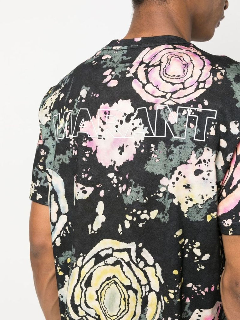 Multicoloured Iggy Floral Print T-shirt