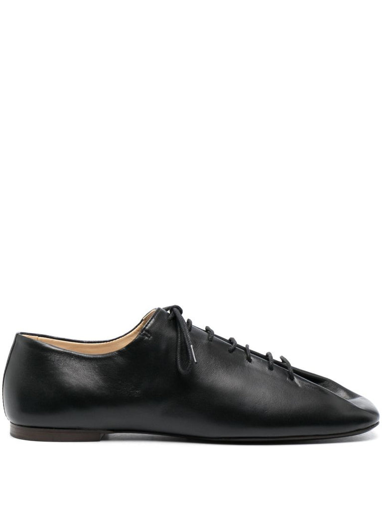 Black Souris Leather Derby Shoes