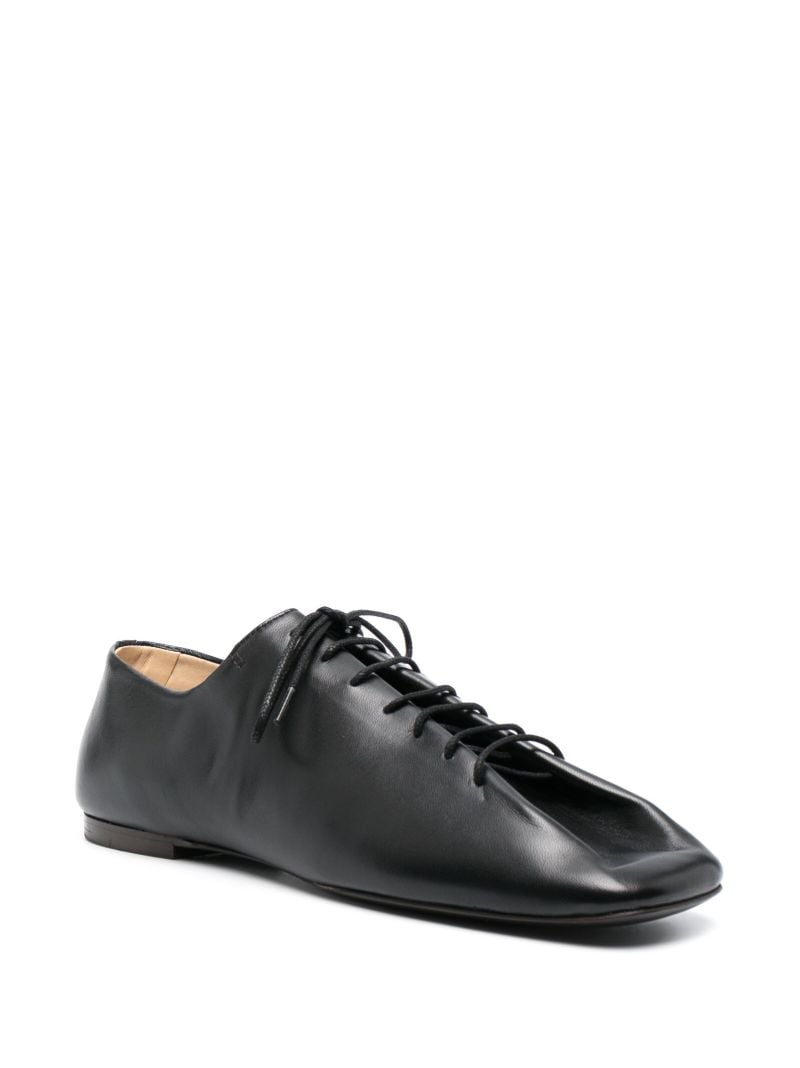 Black Souris Leather Derby Shoes