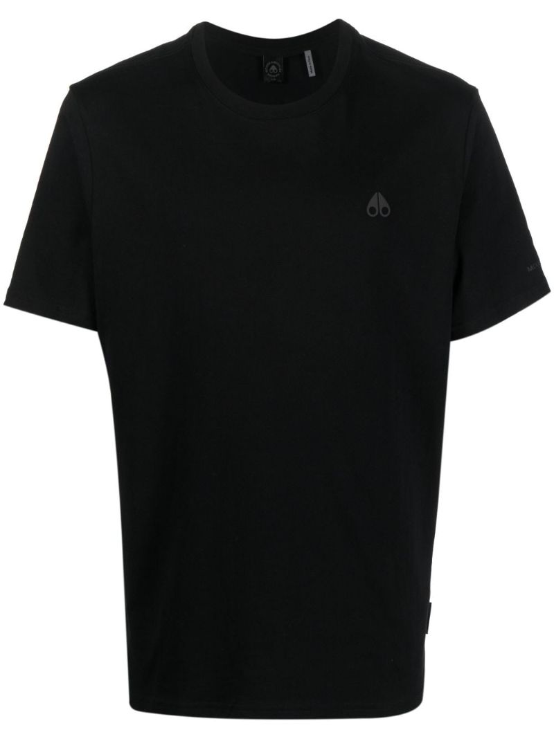 Black Logo Print T-shirt