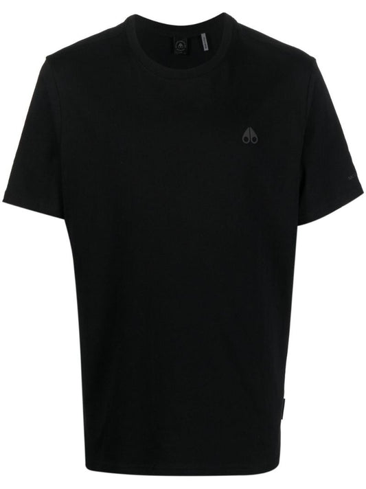 Black Logo Print T-shirt