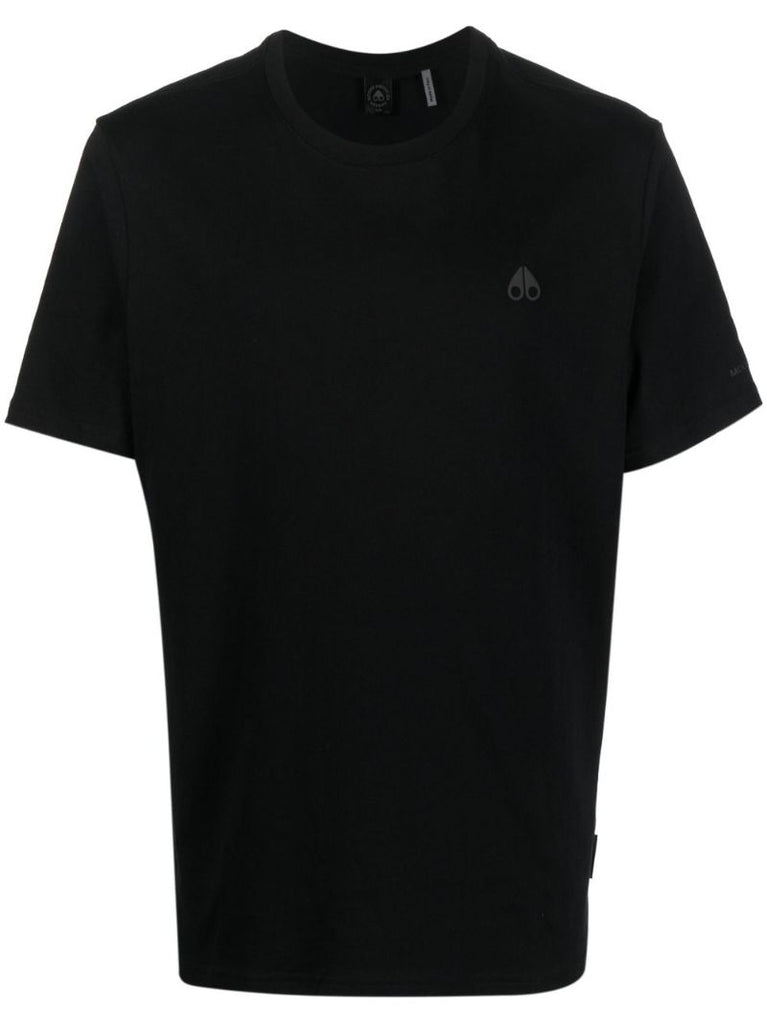Black Logo Print T-shirt