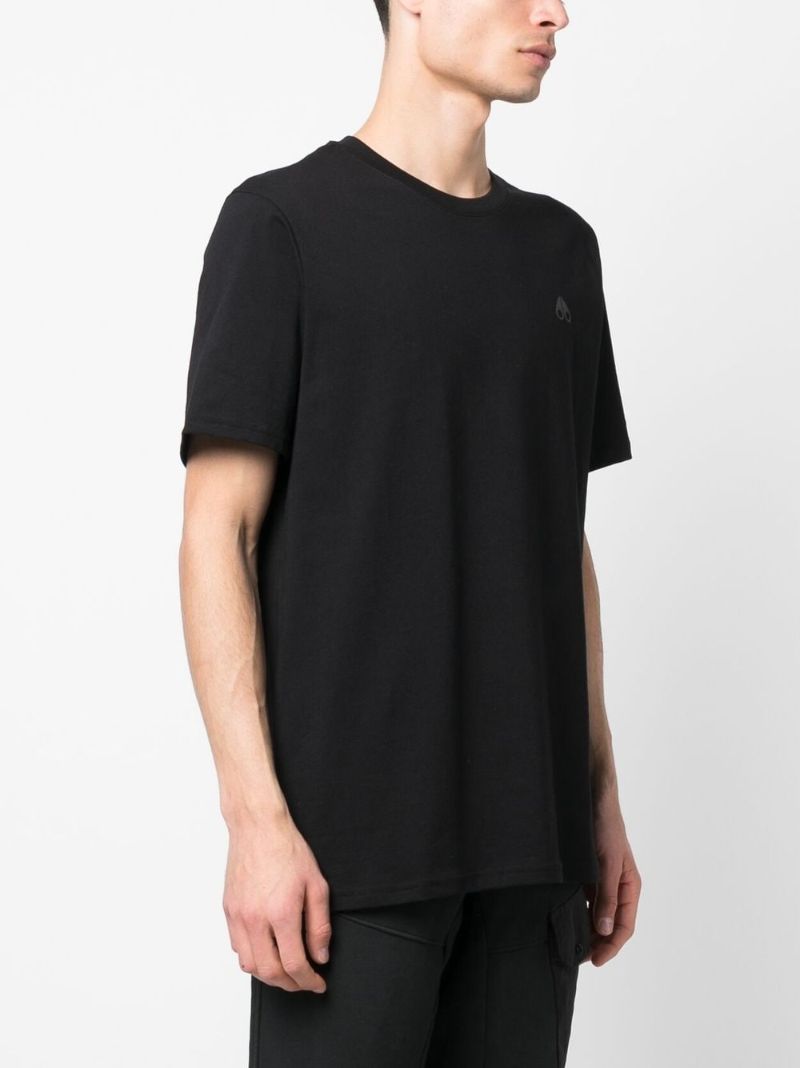 Black Logo Print T-shirt