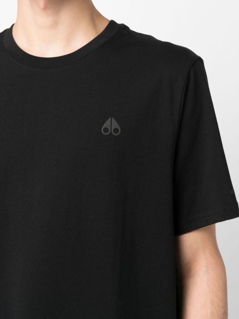 Black Logo Print T-shirt