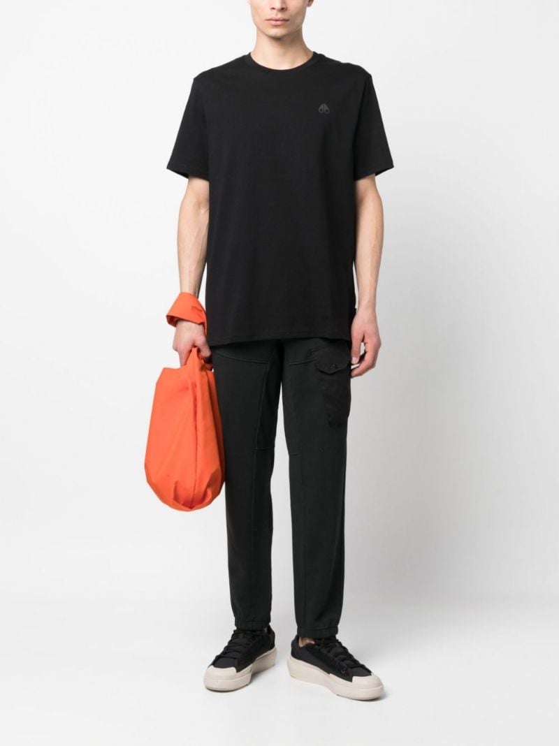 Black Logo Print T-shirt