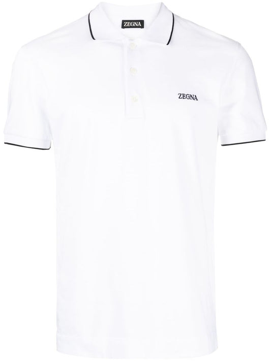 Logo-embroidered Polo Shirt