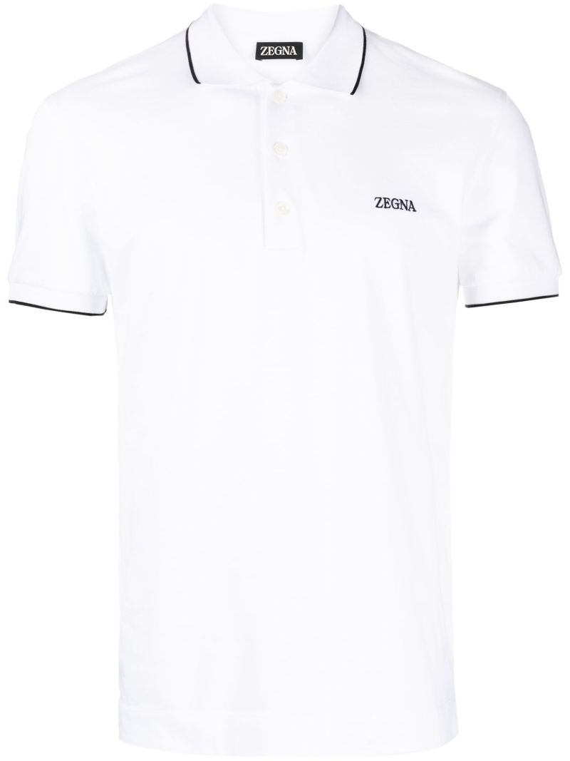 Logo-embroidered Polo Shirt