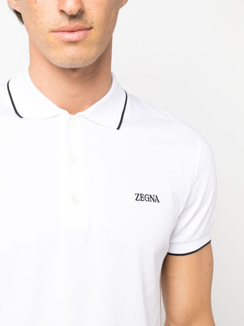 Logo-embroidered Polo Shirt