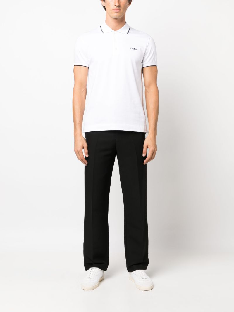 Logo-embroidered Polo Shirt