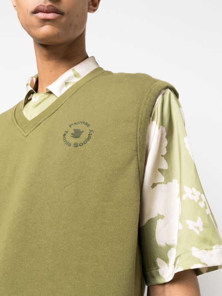 Green Leo Sweatshirt Vest