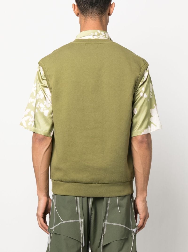 Green Leo Sweatshirt Vest