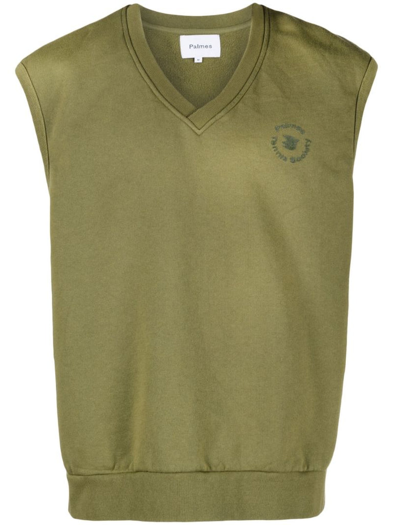 Green Leo Sweatshirt Vest