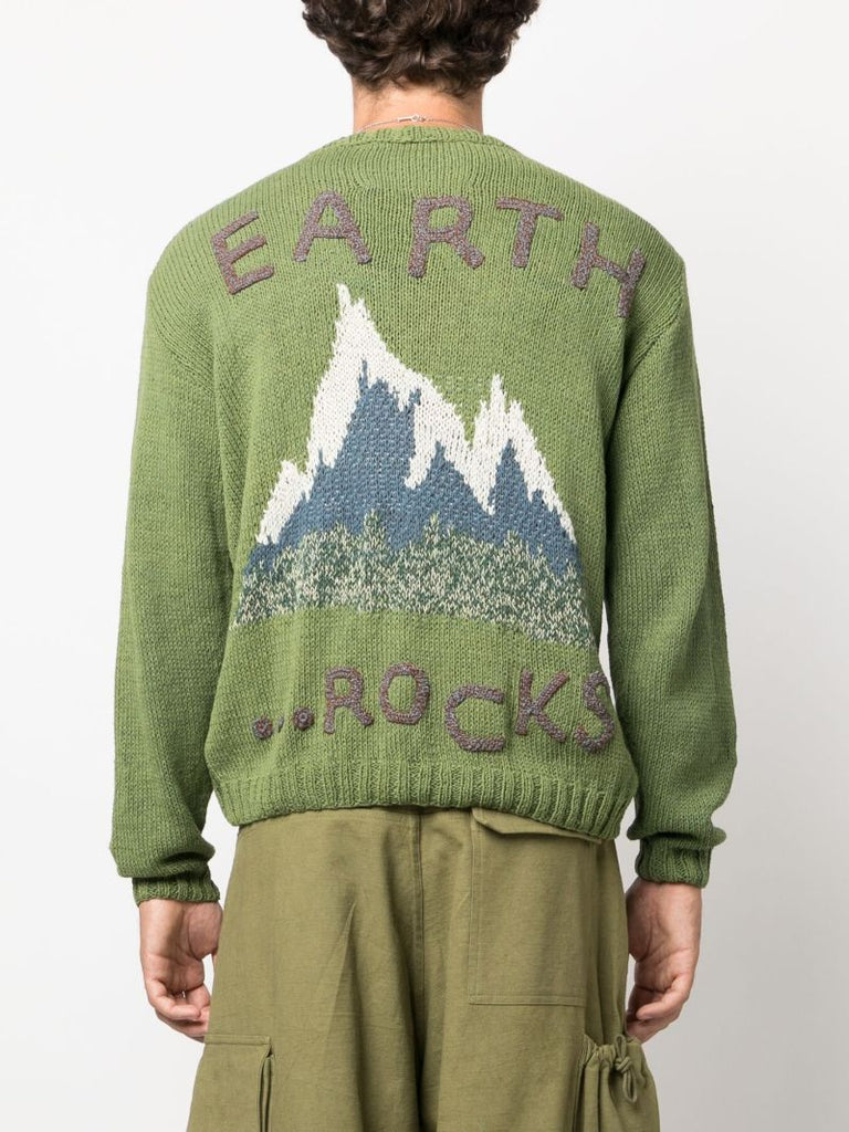 Green Twinsun Organic Cotton Cardigan