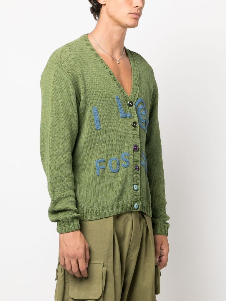 Green Twinsun Organic Cotton Cardigan