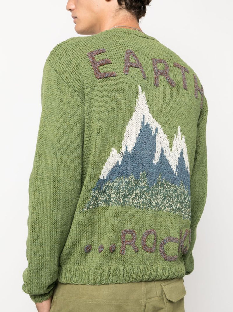 Green Twinsun Organic Cotton Cardigan