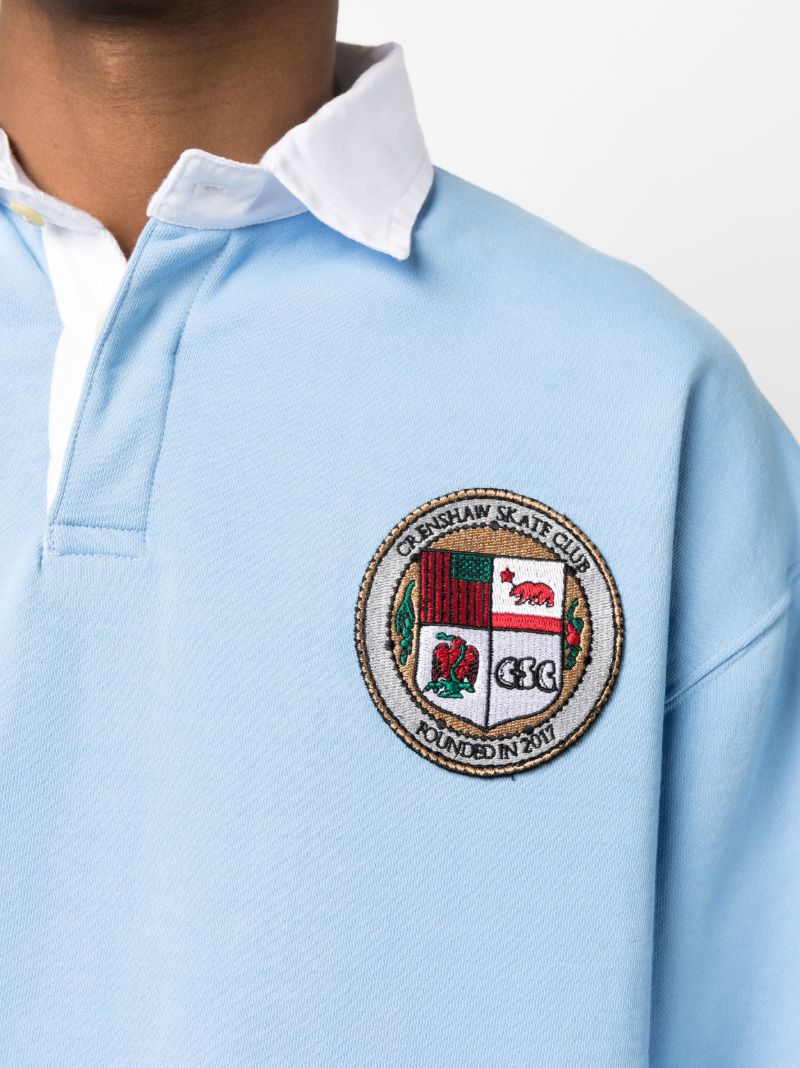 X Browns Emblem Logo Rugby Shirt