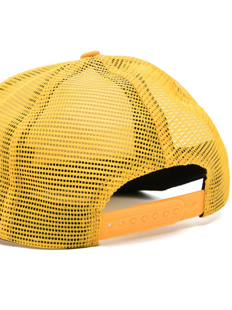 Yellow Supercross Logo-embroidered Canvas Hat