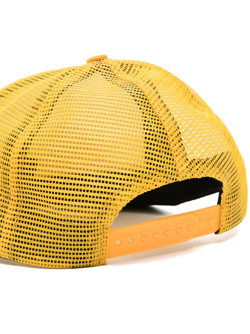 Yellow Supercross Logo-embroidered Canvas Hat