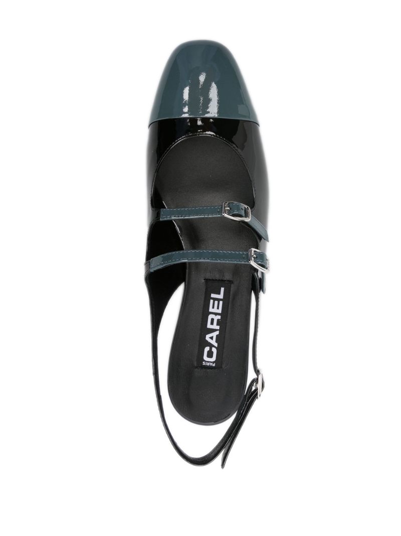 Black Abricot 20 Leather Pumps