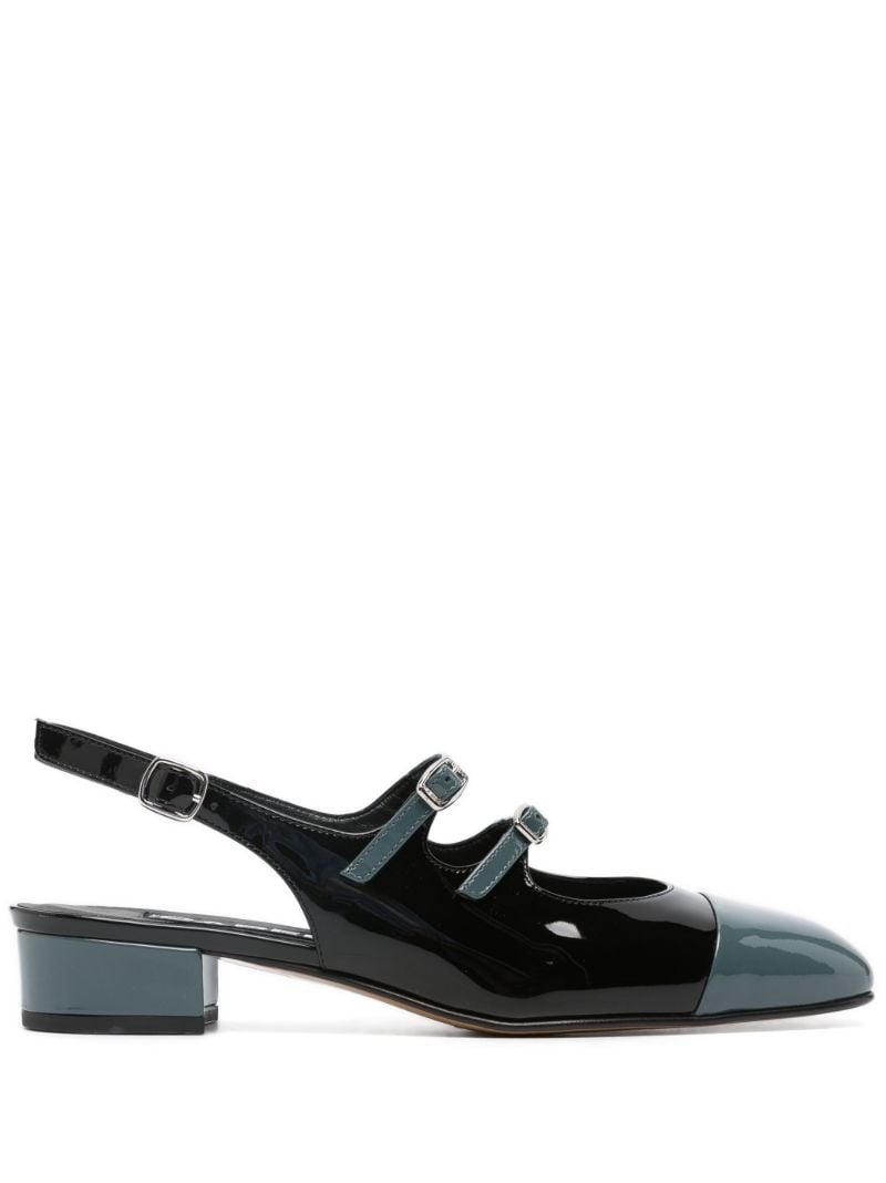 Black Abricot 20 Leather Pumps