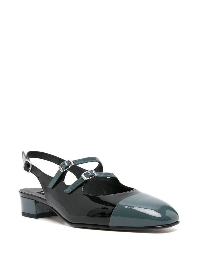 Black Abricot 20 Leather Pumps