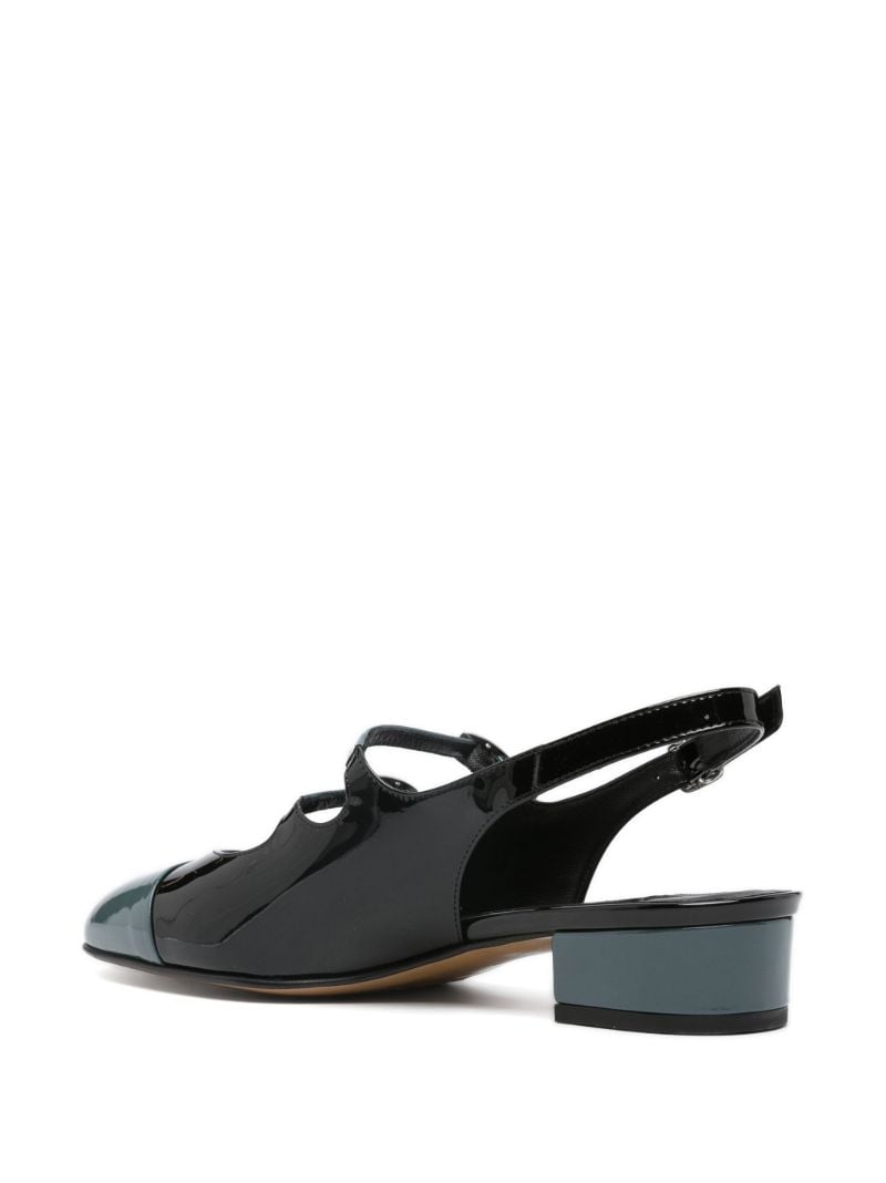 Black Abricot 20 Leather Pumps