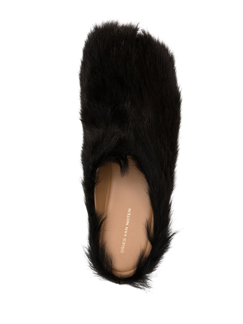 Brown Shearling 20 Clogs