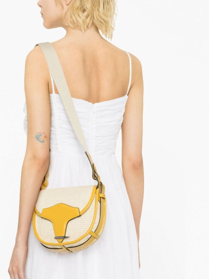Neutral Botsy Raffia Cross Body Bag