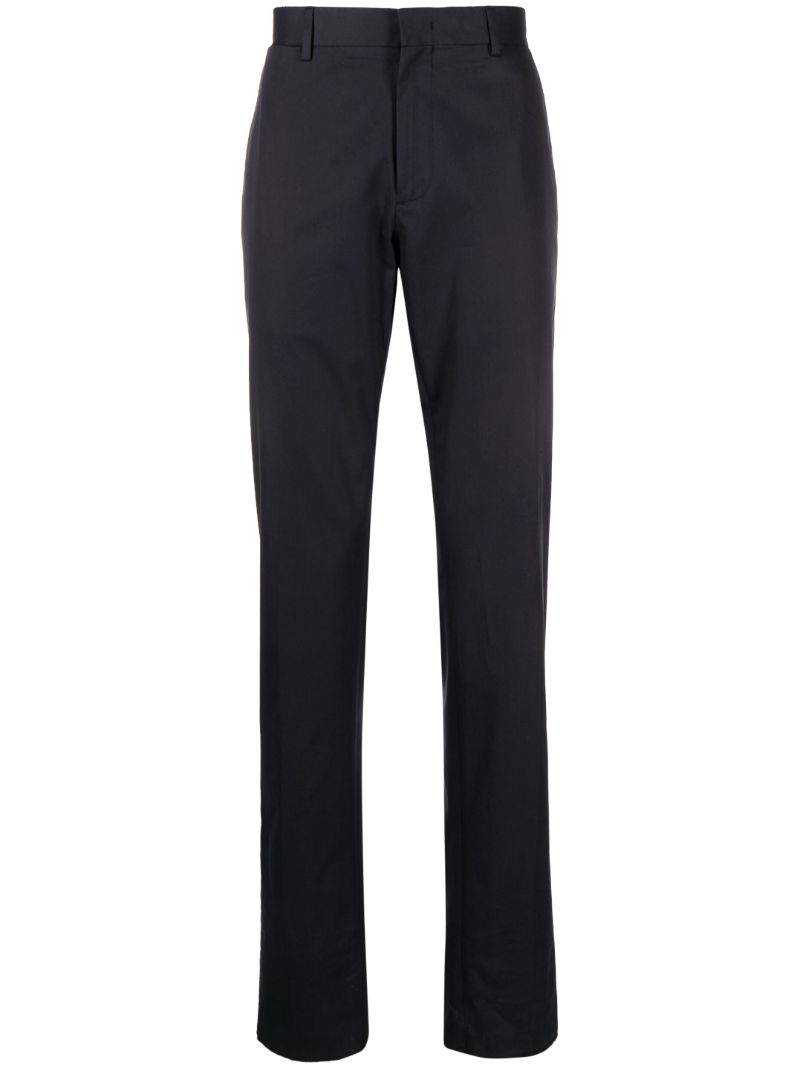 Blue Straight Leg Trousers