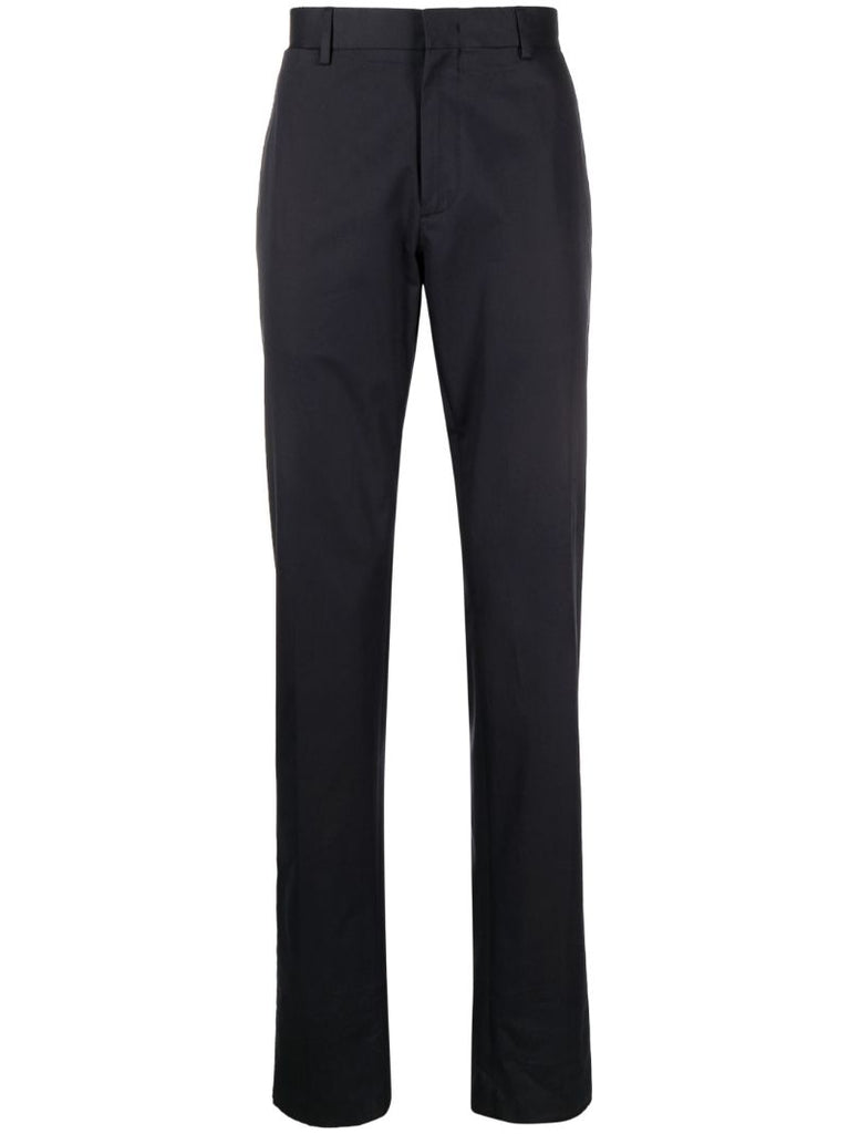 Blue Straight Leg Trousers