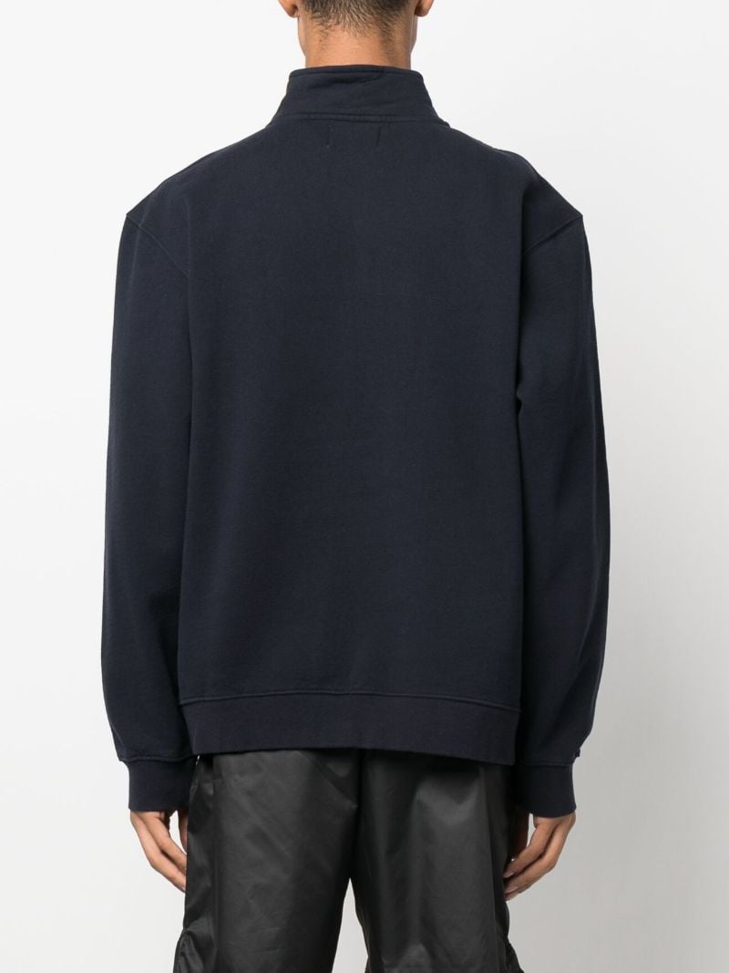 Blue Triangle Zip Sweatshirt