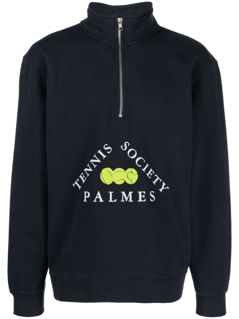 Blue Triangle Zip Sweatshirt