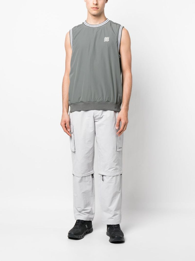 Grey Zip Off Tech Plus Fours Trousers