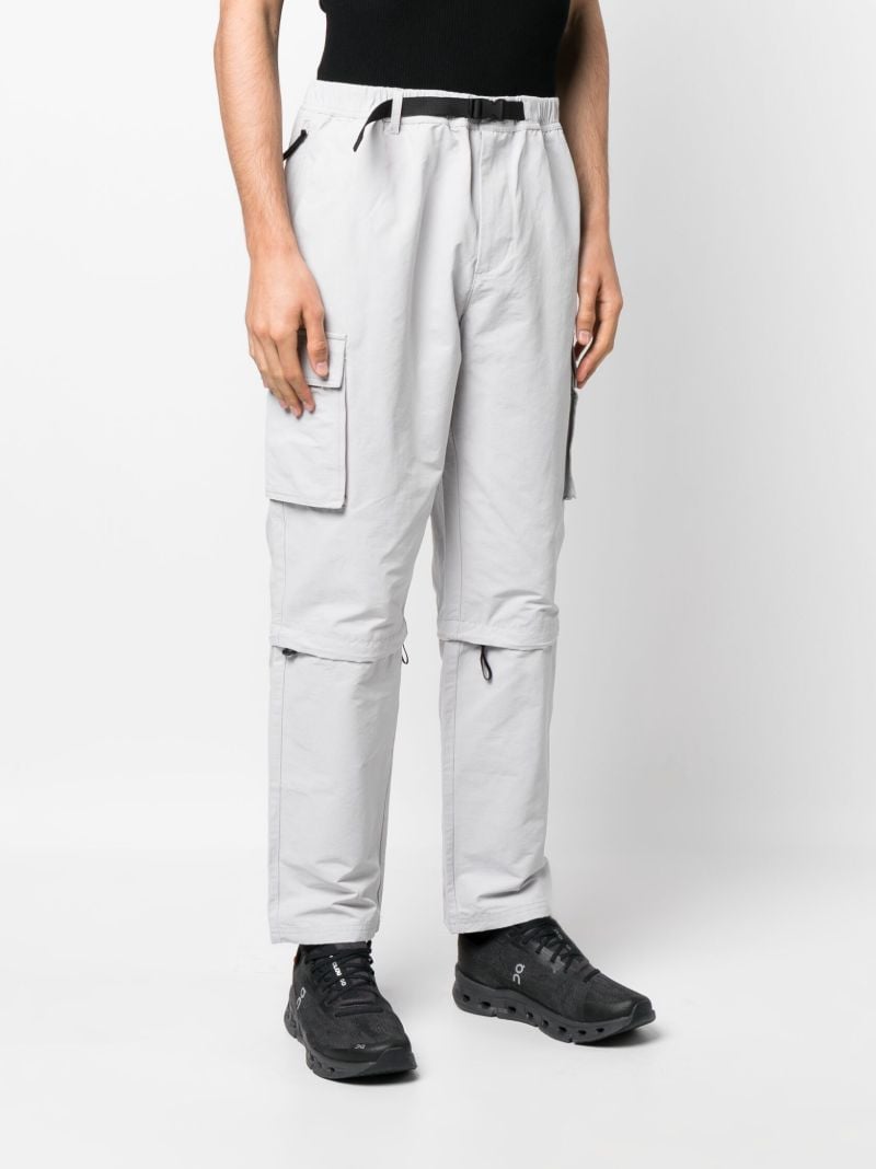 Grey Zip Off Tech Plus Fours Trousers